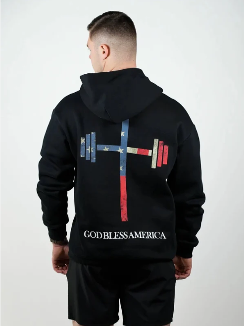 Holstrength God Bless America Hoodie